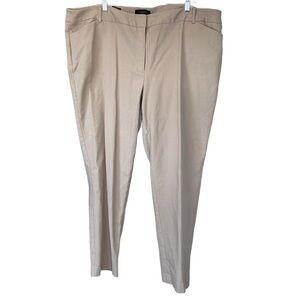 Talbots Woman Newport Stretch Tan Chinos Khakis EUC